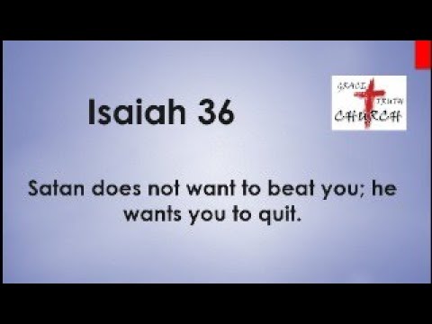 Morning Bible Devotion: Isaiah 36 - YouTube