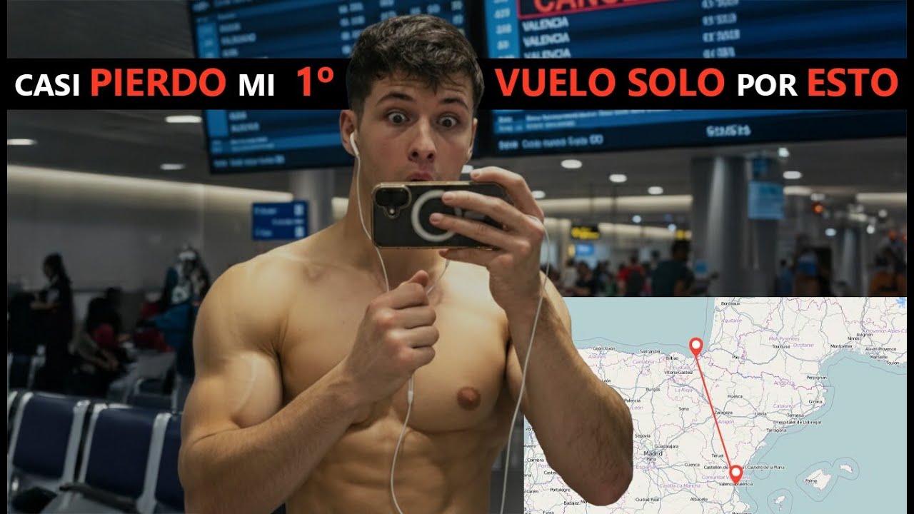 Casi Pierdo Mi Vuelo Solo por Esto! | Viaje a Valencia