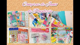 Compras de Papelería 3 (junio) Office Depot, Shasa, Prichos,Waldo's.