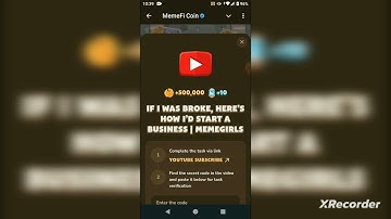 MemeFi Video Code If I Was Broke, Here’s How I’d Start A Business#memefi#airdrop#tap2earn#code#video