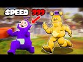 FREDBEAR IS TOO FAST! | Tinky Winky Plays: Hello Neighbor Fredbear Mod