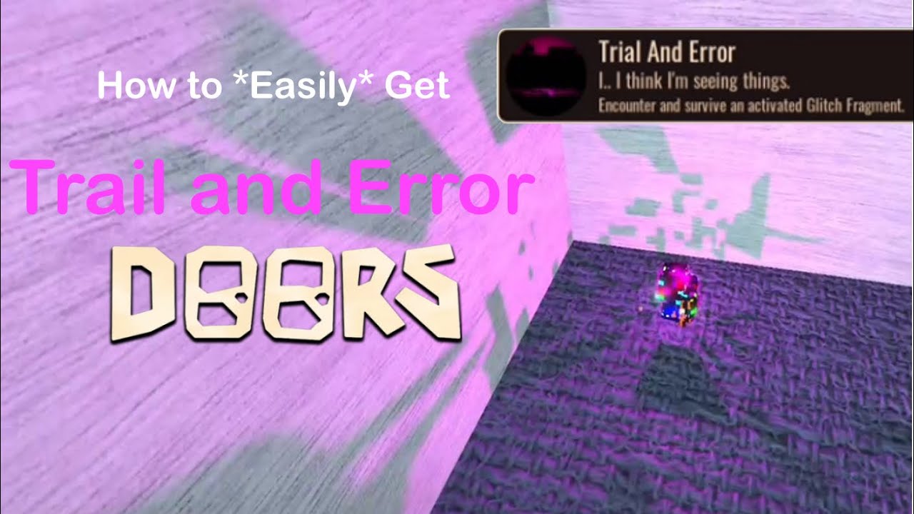 How to *EASILY* get the ‘Trial and Error’ Badge in Roblox Doors! - YouTube