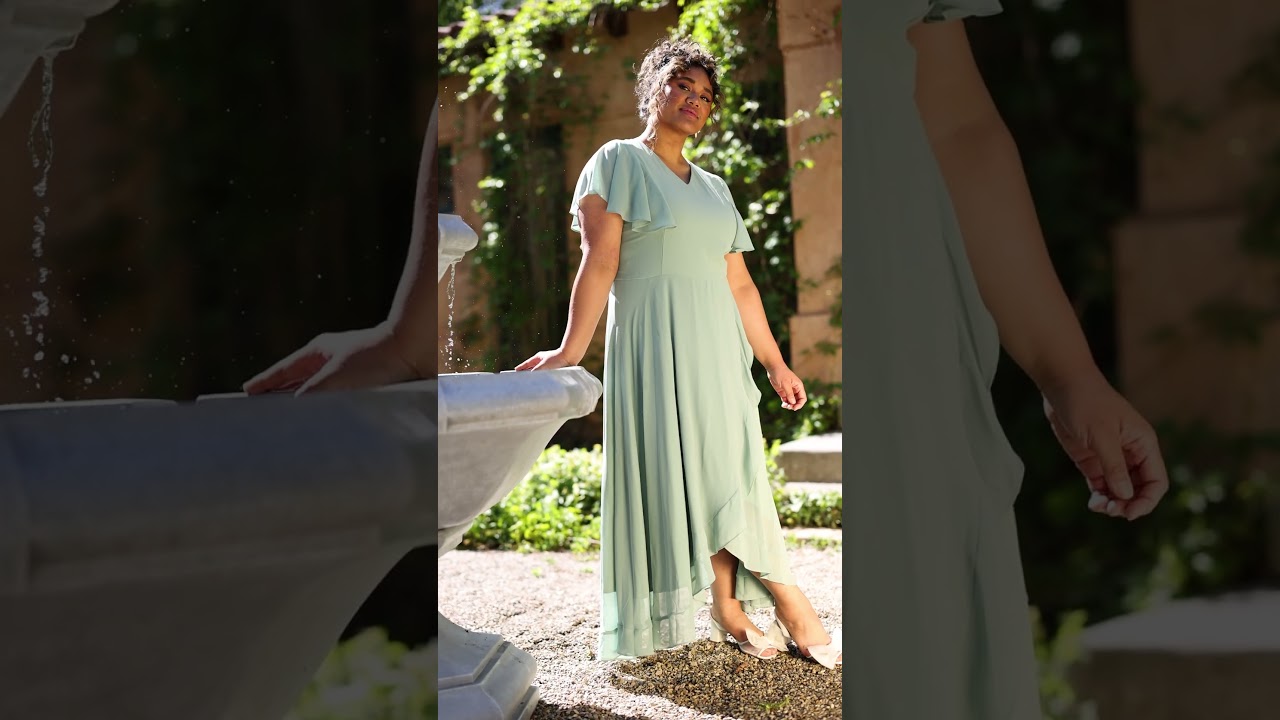 Callie Dress in Chiffon - Ivy City Co 