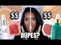 GET THE LOOK FOR LESS! | DRUGSTORE vs HIGH END MAKEUP | ARE THEY REALLY DUPES?? | Andrea Renee