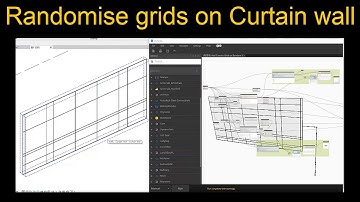 Revit Dynamo Curtainwall Randomise Grids