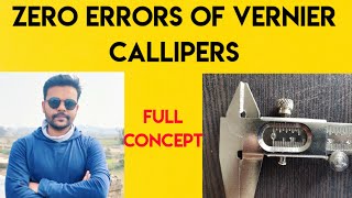 slide calliper practical | vernier calliper practical | Positive and Negative Zero Errors of VC /SC|