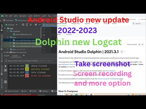 Android Studio new update Dolphin new Logcat