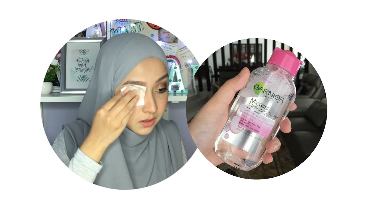 cara guna micellar cleansing water