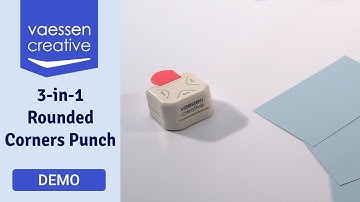 How to create Rounded Corners with the 3 in 1 corner Punch