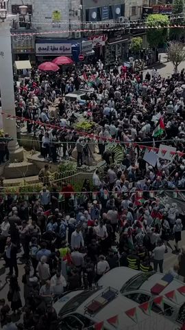 On the 76th anniversary of Nakba, hundreds in the occupied West Bank took to the streets