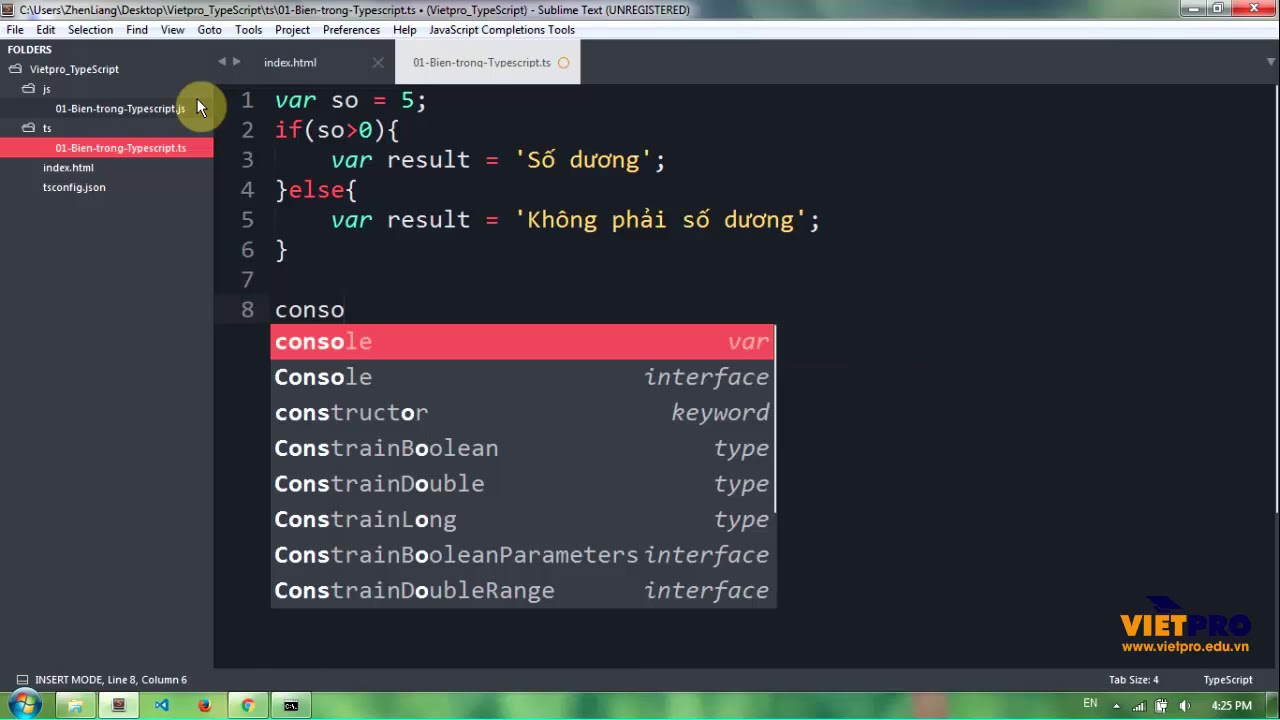 TYPESCRIPT 01 - Biến Trong TYPESCRIPT - YouTube