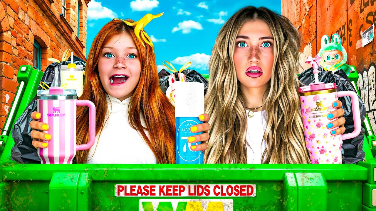 i Went DUMPSTER DiViNG For ViRAL PRODUCTS and THiS is What i Found...
