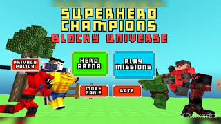 Superhero Champions - Blocky Universe /// Gameplay Wolkthough Part ( 1 ) screenshot 2