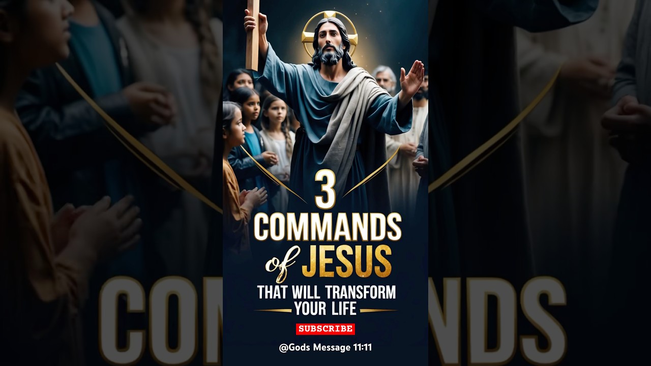 3 Commands of Jesus That Will Transform Your Life 