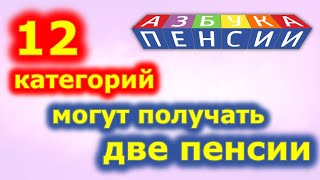 12 категорий могут получать две пенсии