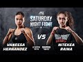 Vanessa hernandez vs niteka raina   afl promotions  muay thai  fight night nyc