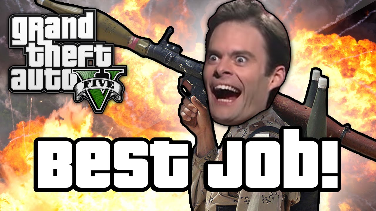 GTA V BEST JOB EVER! (GTA 5 Next Gen Funny Moments) YouTube