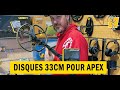 Comparatif des disques 33cm pour garrett apex blackdog vs ultimate 33