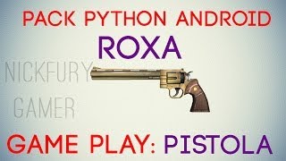 GamePlay Pistola e Pack Python Android Roxa - Point Blank
