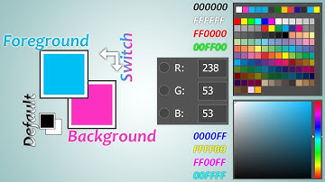 Photoshop Tutorial 09 Foreground & Background Color | BNXpert