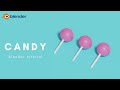 【blender】初心者向け!キャンディのモデリング −modeling tutorial−