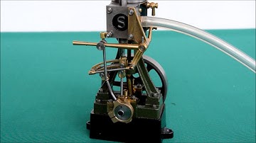 STUART 10V STEAM ENGINE WITH REVERSING GEAR - Motore a vapore Stuart 10V con inversione di marcia