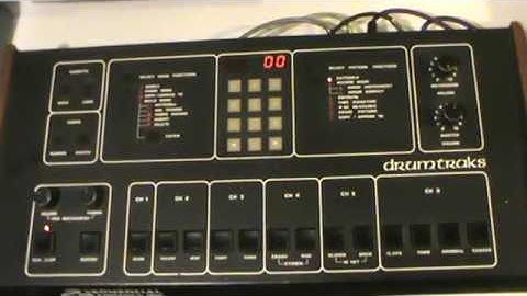 Sequential Drumtraks demo (1980s Drum Machine)
