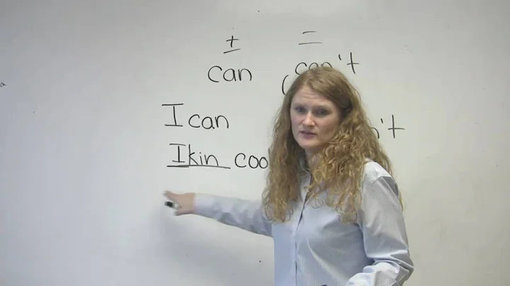 Aprenda a pronúncia correta de 'can' e 'can't' em inglês