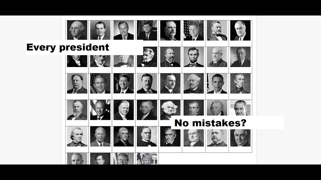 Can I identify every US President without making a mistake? | Sporcle