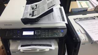 RICOH SP 325SFNw   photocopy 2 mặt tự động bằng khay ARDF