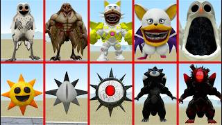 ALL EVOLVED SPRUNKI BLACK SUN MONSTERS VS ALL OWL TAPES 99 NIGHT IN GARRY'S MOD – WHO WINS?