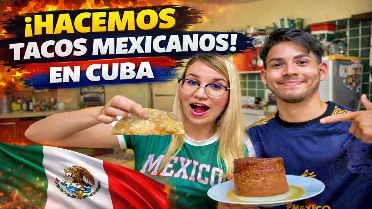 Hacemos TACOS MEXICANOS en CUBA 🇲🇽🇨🇺 ¿Quedaron auténticos?
