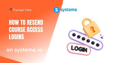 How To Resend Course Access Logins On Systeme.io  (Systeme Tutorial)