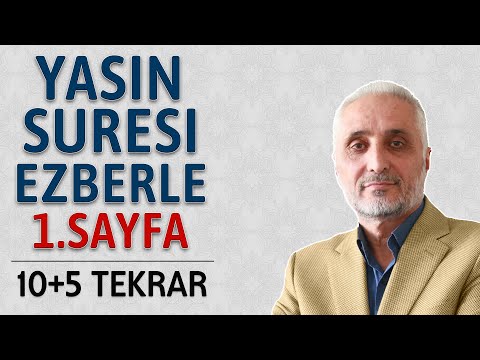 Yasin suresi 1.sayfa ezberle 10 tekrar Fatih Çollak 2.dönüş 22.sayfa (Kuranı Kerim 439.sayfa)