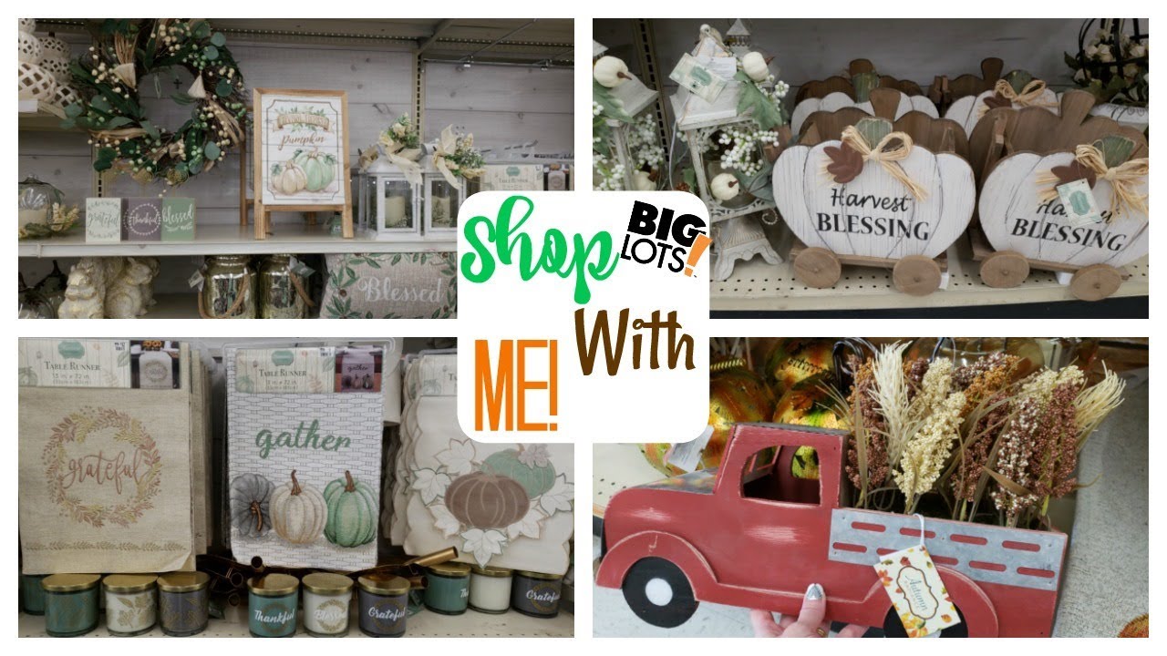 SHOP WITH ME BIG LOTS! FALL 2018!