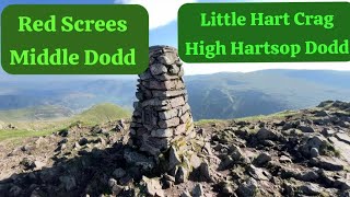 Benefits for mental health | Hiking | Red Screes-Middle Dodd-Little Hart Crag-High Hartsop Crag.