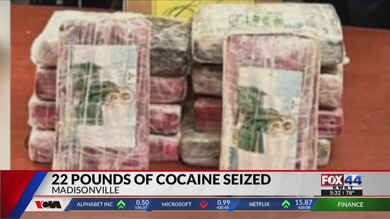 22 pounds of cocaine seized in Madison County - YouTube