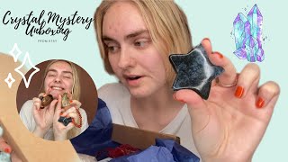 CRYSTAL MYSTERY BOX UNBOXING FROM ETSY! Crystal Unboxing ✨