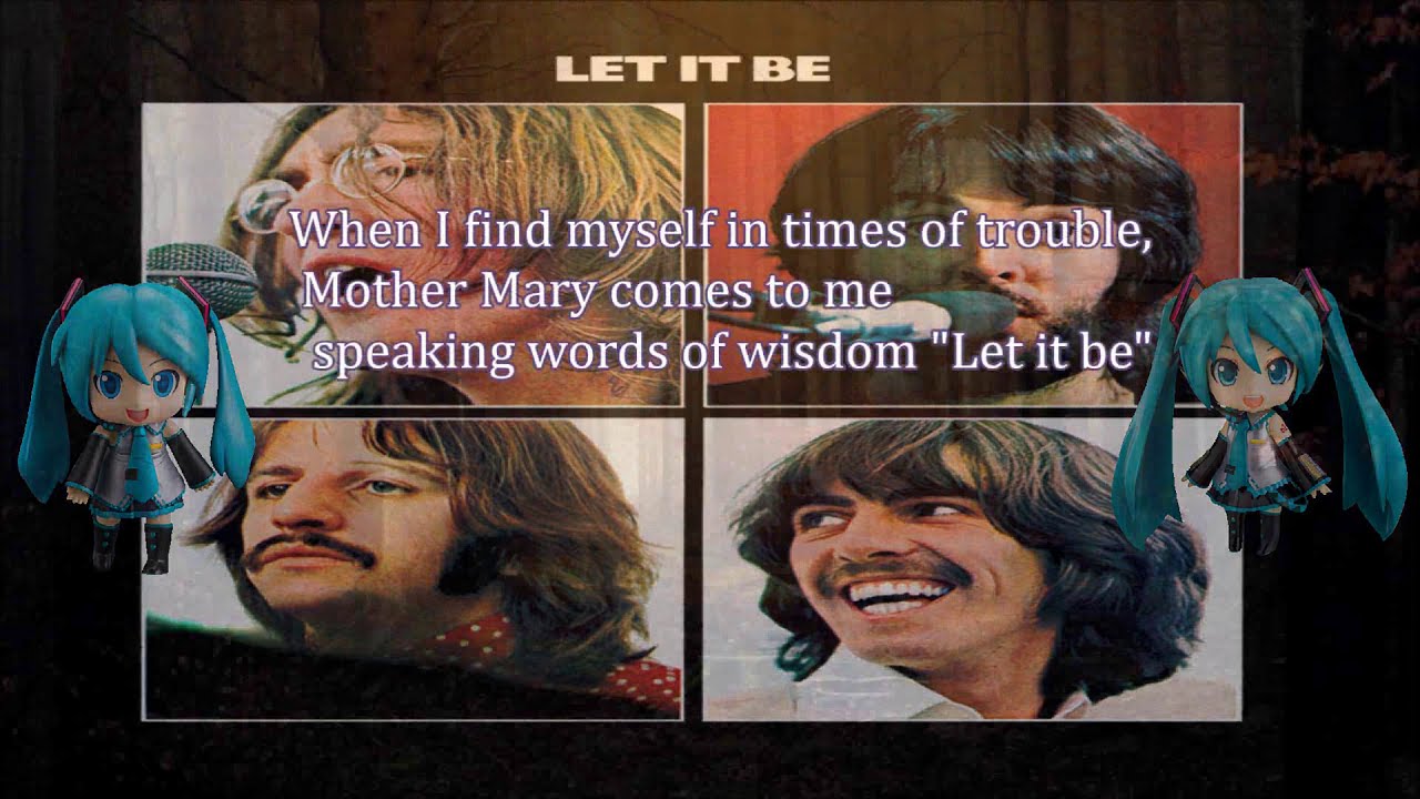 [Hatsune Miku & The Playloids] THE BEATLES / Let It Be [cover song] V4english