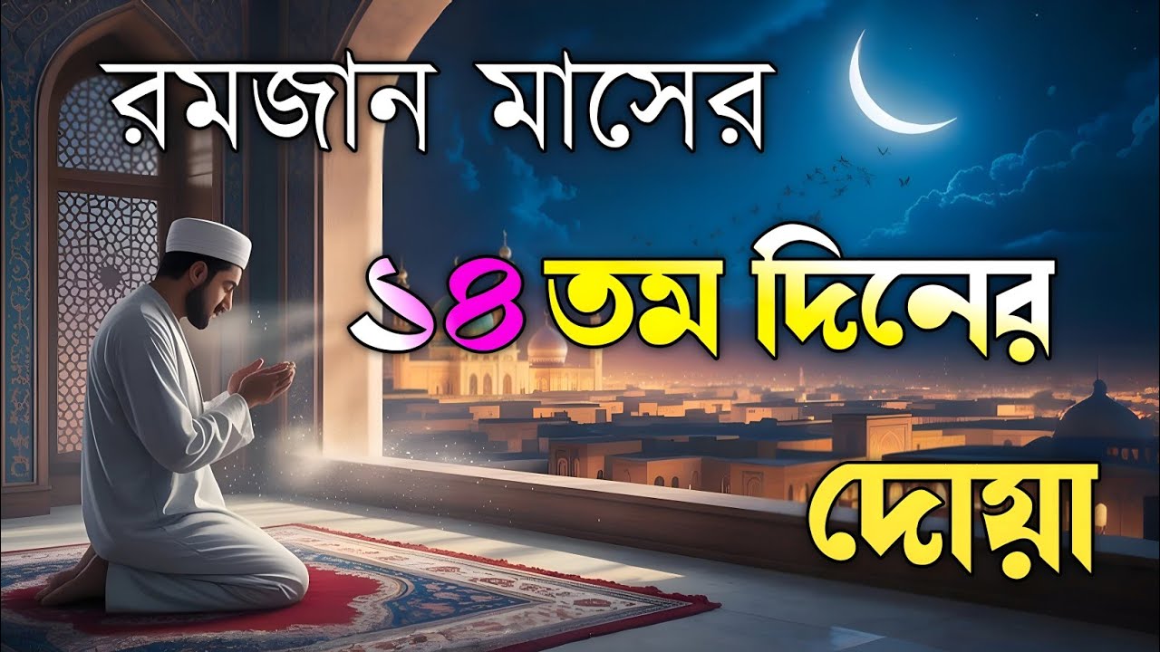 রমজানের চৌদ্দ তম দিনের বরকতময় আমল ও দোয়া | 14th Day of Ramadan Special Dua By Alaa Aqel