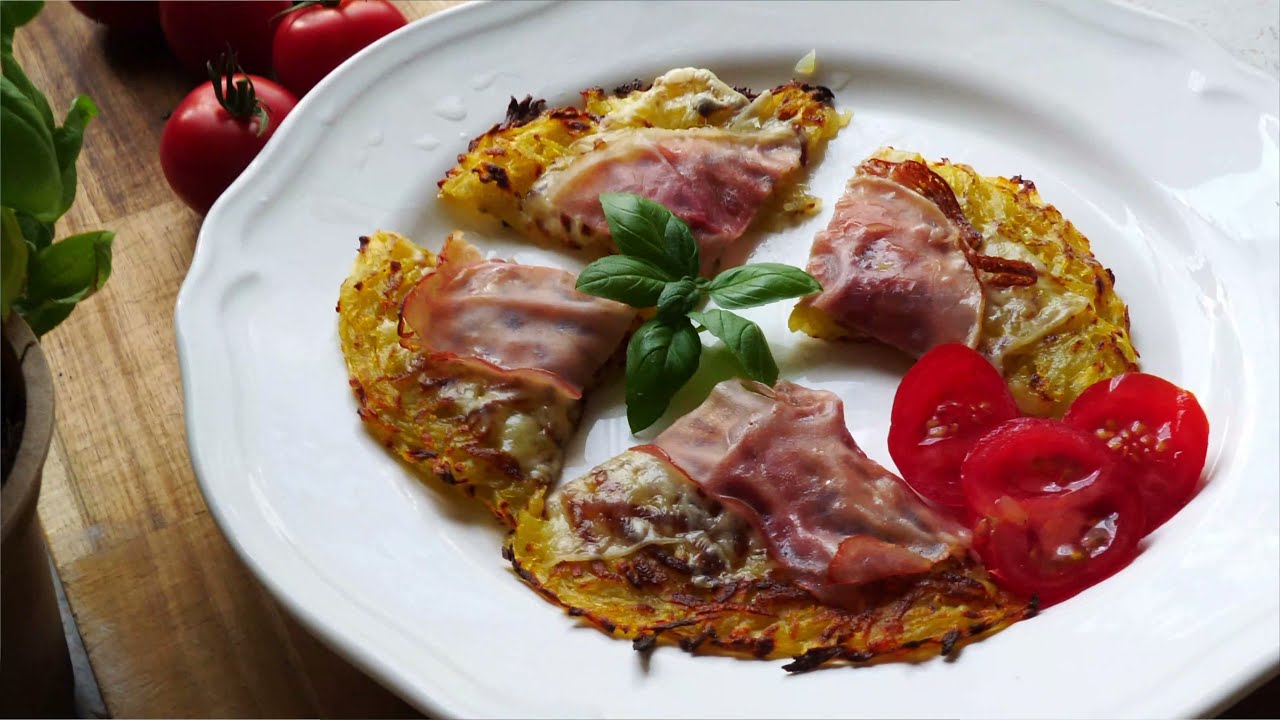 Rösti mit Schinken und Käse - YouTube