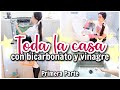 LIMPIEZA DE TODA LA CASA CON BICARBONATO Y VINAGRE | baños, ducha, estufa | Alejandra C Maldonado