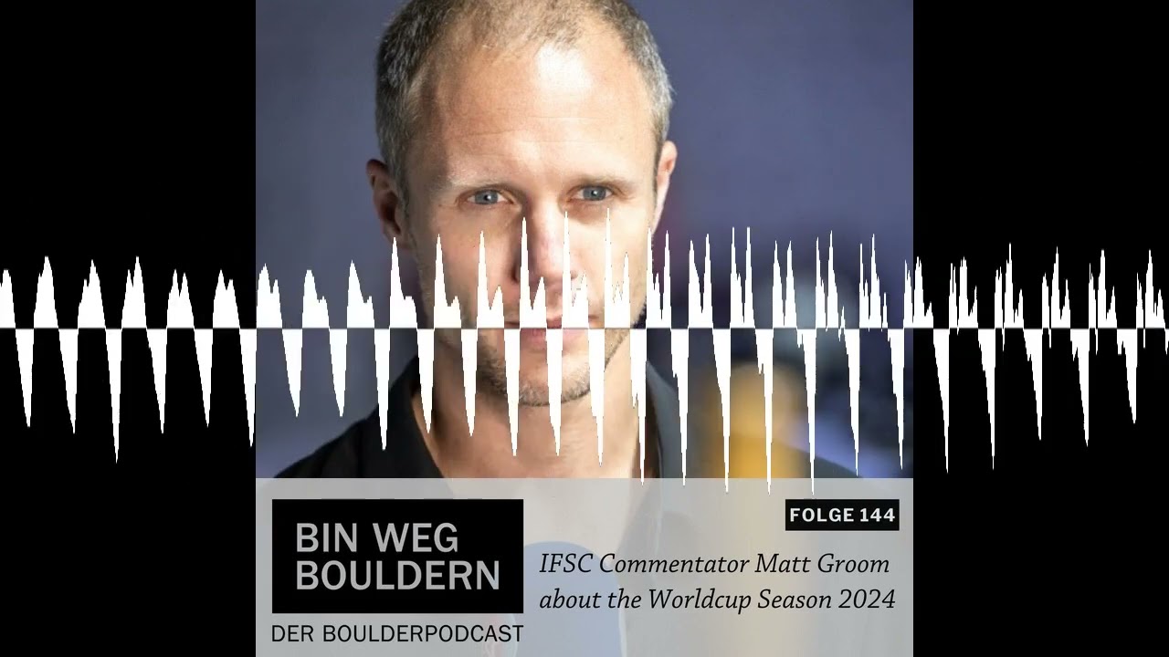 IFSC Commentator Matt Groom about the Worldcup Season 2024 - Bin weg bouldern