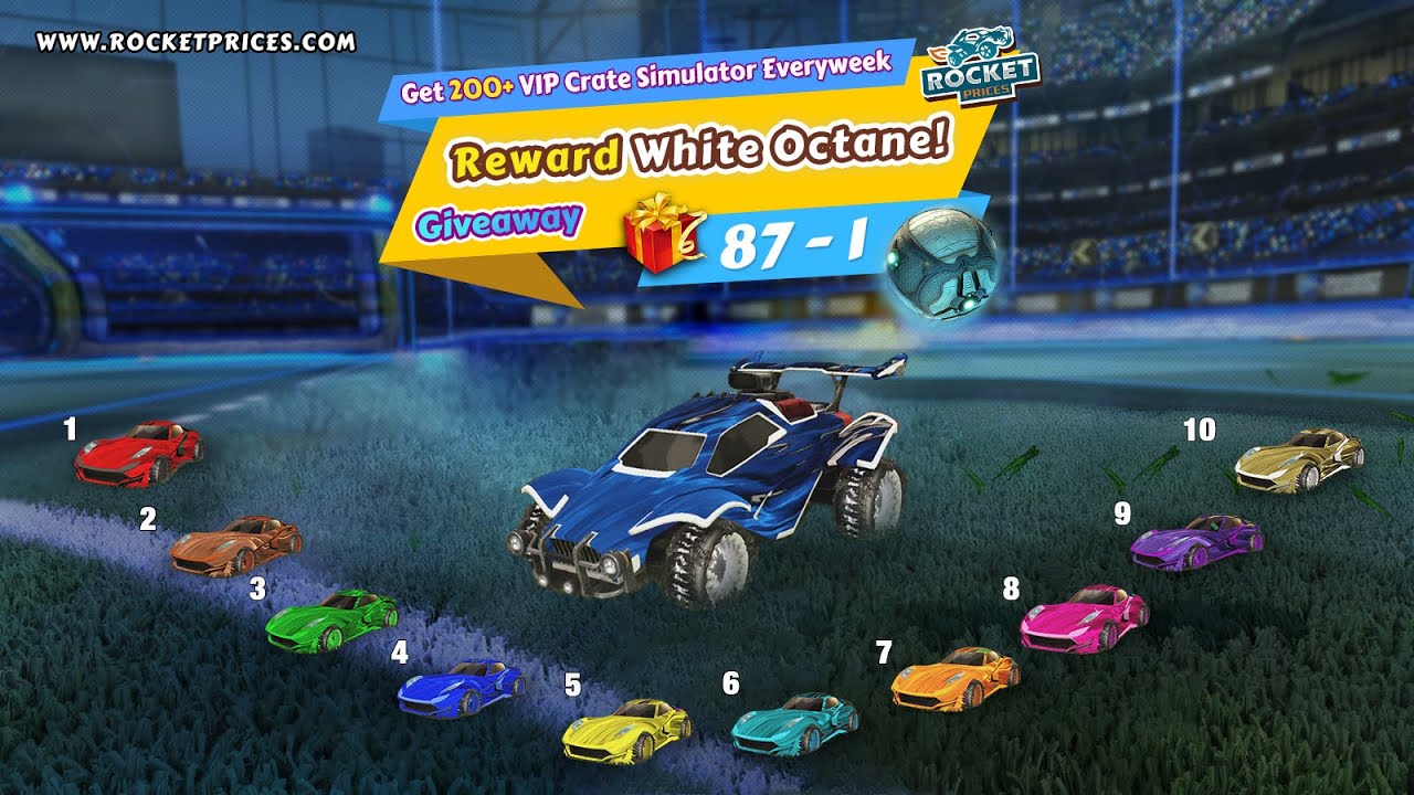 🔥Win 10 FREE Komodo Designs, White Octane & FREE Rocket League Credits | Rocketprices Giveaway 87-1