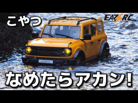 わずか25cmのリアルラジコン】小型だが本気を出したら川を遡り滝