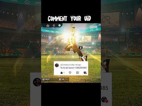 Comment your uid 🔥 #freefire