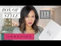 WINTER BOX OF STYLE TZR UNBOXING I Everyday Edit