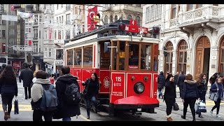 Istanbul Taksim Square and Istiklal Avenue