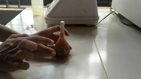 Specific gravity test on soil