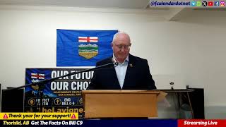 Ron Robinson's Speech on Bill C9 (Thorhild, August 11, 2026)